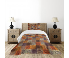 Digital Grunge Design Bedspread Set