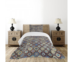 Abstract Big Dots Bedspread Set