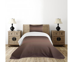 Digital Brown Room Bedspread Set