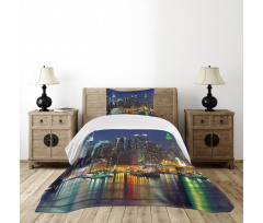 NYC Midtown Skyline Bedspread Set