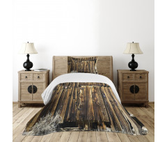 Oak Barn Timber Door Bedspread Set