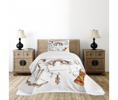 Chef Old Feather Bedspread Set