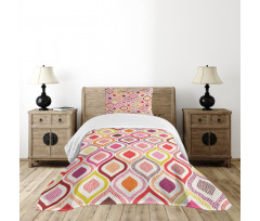 Dots with Doodle Bedspread Set
