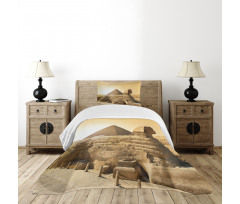 Egptian Pyramids Bedspread Set