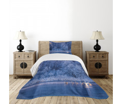 Idyllic Nature Rural Bedspread Set