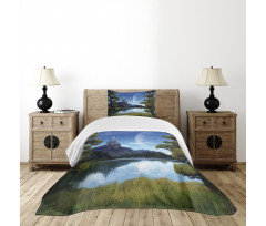 Riverside Lake Scene Bedspread Set