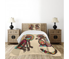 Patterns Monkey Bedspread Set