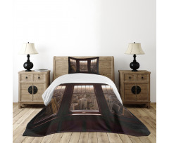 Urban View American Town Bedspread Set