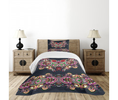 Ornate Paisley Features Bedspread Set