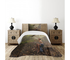 Forest Birds Eco Bedspread Set