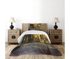 Dark City Old Avenues Bedspread Set