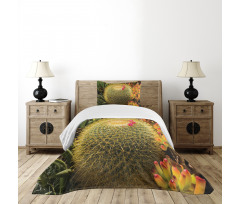 Cactus Plant with Spikes Bedspread Set