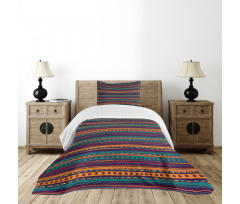 Retro Aztec Art Bedspread Set