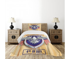 American Bald Eagle Bedspread Set