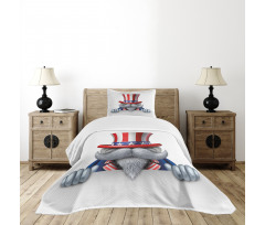 Uncle Sam Hat Bedspread Set