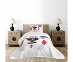 Funny House Pet Bedspread Set