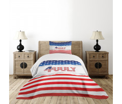 Patriotic Pattern Bedspread Set