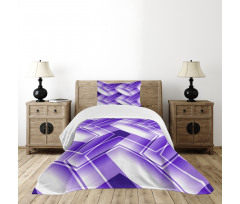 Trippy Digital Shapes Bedspread Set