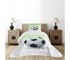 Football Soccer Ball Bedspread Set