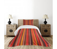 Tiny and Thick Lines Bedspread Set