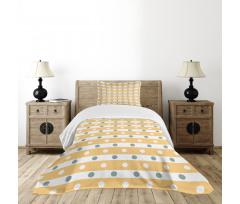 Stripes Dots Bedspread Set