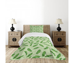 Oceanic Climate Palms Bedspread Set