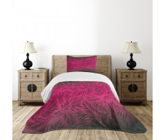 Hawaiian Island Palms Bedspread Set