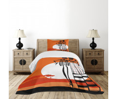 Women on Desert Bedspread Set