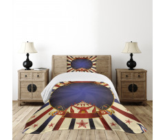 Circus Poster Image Bedspread Set