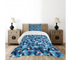 Blurry Rectangulars Bedspread Set