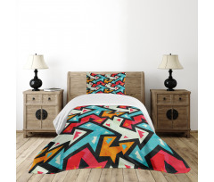 Psychedelic Arrows Bedspread Set