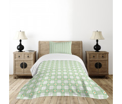 Daisy Flower Petals Bedspread Set