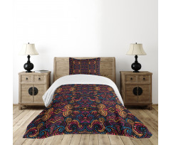 Floral Glass Pattern Bedspread Set