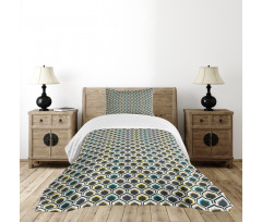 Hexagonal Overlapping Bedspread Set