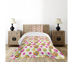 Yummy Candy Lollipop Bedspread Set