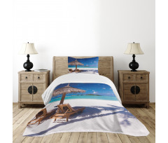 Island Caribbean Sealife Bedspread Set