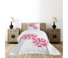 Abstract Dandelion Artwork Bedspread Set