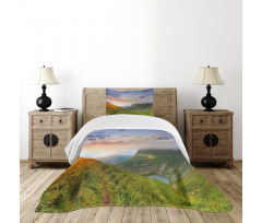 Sunrise Mottled Clouds Bedspread Set