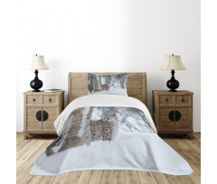 European Lynx Wilderness Bedspread Set