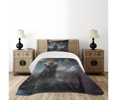 Medieval Dwarf Knight Bedspread Set