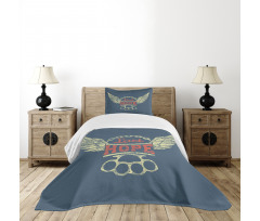 Words for Bikers Bedspread Set