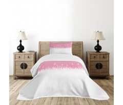 Bushes and Wheat Field Bedspread Set