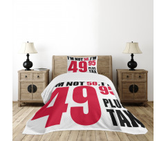 Hilarious Phrase Bedspread Set