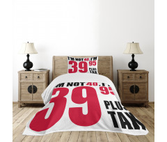 Humorous Funny Slogan Bedspread Set