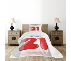 Teen Birthday Party Bedspread Set