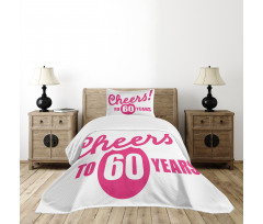 Happy Birthday Cheers Bedspread Set