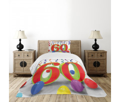 Party Swirls Bedspread Set