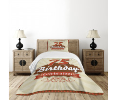 Birthday Age Number Bedspread Set