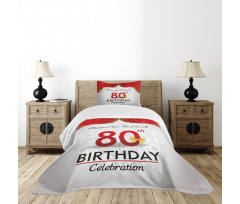 Birthday Party Invite Bedspread Set