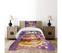 Chocolate Birthday Bedspread Set